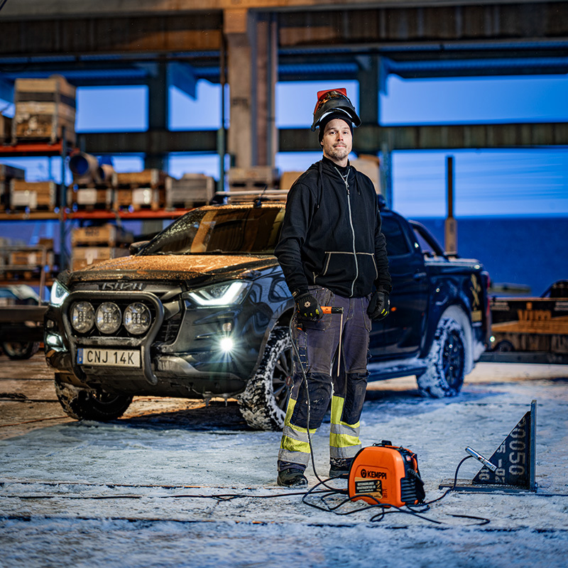 Anders Karlsson. Västernorrland Industrimontör  med 200 fältdagar per år.