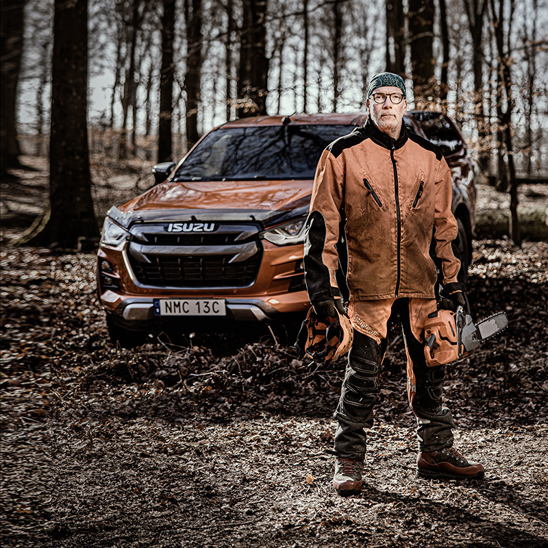 Johnny Nilsson. Skogsarbetare med 170.000 motormanuellt fällda träd sedan 1983.