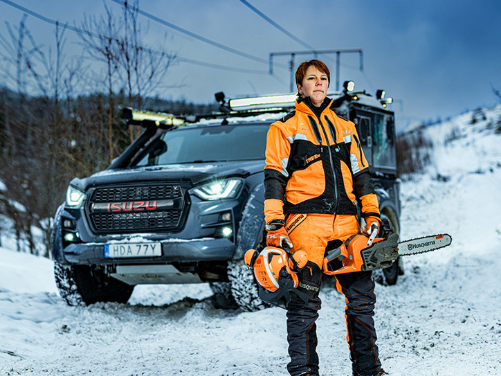 Erika Hästdahl. Skogsbruksplanläggare  4000 ha per år