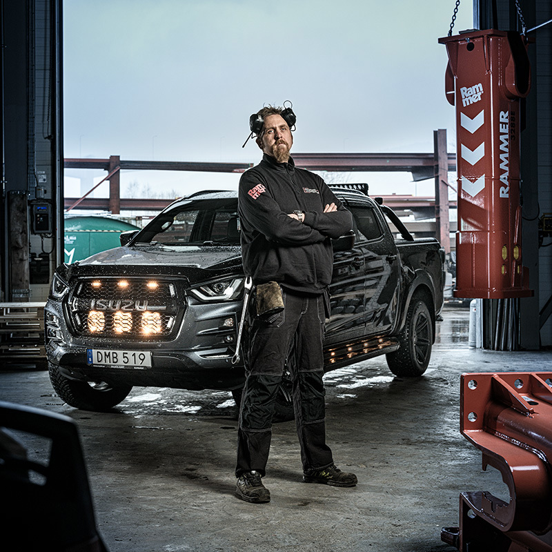 Robin Andersson. Göteborgs Hammarservice  med över 40 års erfarenhet.