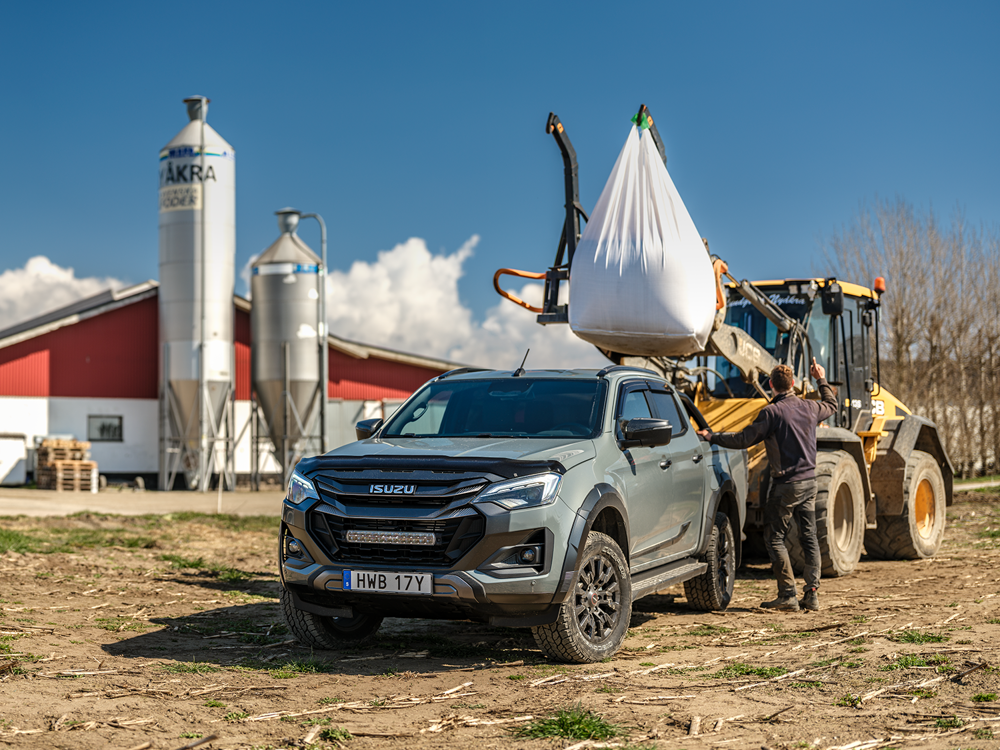 Isuzu D-Max MY2026 med CNG-paket för biogas